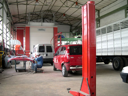 Foto interior del taller